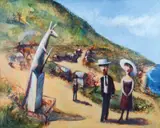 D. H. and Thirroulia 1996 by Garry Shead, 1996, oil on canvas, offered Apr 2018