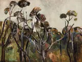 Fred Williams, Lilydale Landscape c1958, c1958, oil on board