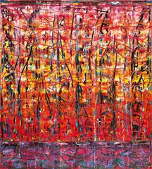 Michael Johnson, Vermilion 1995, 1995, oil on canvas