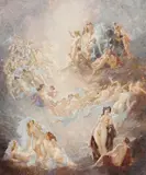 Hyperborean Idyll c1933 by Norman Lindsay, c1933, watercolour on paper, sold Apr 2018