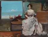 Charles Conder, A Woman Seated by a Window c1905
