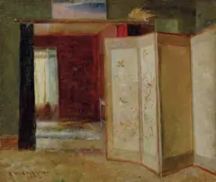 Interior 1909 by Frederick McCubbin, 1909, oil on canvas, sold Apr 2018