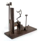 Robert Klippel, No. 018 1968-2001, 1968-2001, steel construction on wooden base