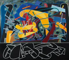 Alun Leach-Jones, The Radiant Strand 1988-89, 1988-89, synthetic polymer paint on canvas