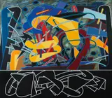 Alun Leach-Jones, The Radiant Strand 1988-89, 1988-89, synthetic polymer paint on canvas