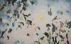 David Aspden, Riverbank 1992, 1992, oil on canvas