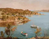 James Ranalph Jackson, Evening - Clontarf, Middle Harbour, oil on canvas
