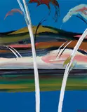 Arthur Boyd, Shoalhaven Landscape 1995, 1995, oil on board
