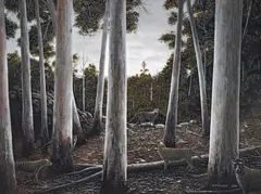 Michael McWilliams, Meeting on High Ground 2001, 2001, oil on board