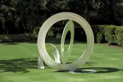 Inge King, Rings of the Sun III 2004, 2004, stainless steel