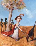 The Dub 1997 by Garry Shead, 1997, oil on board, offered Nov 2017