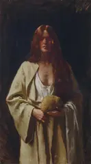 Bernard Hall, After the Bath, oil on canvas