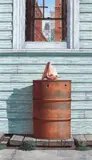 Robert Clinch, Time 1996, 1996, tempera on board