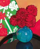 Criss Canning, Red Dahlias 2002, 2002, oil on linen