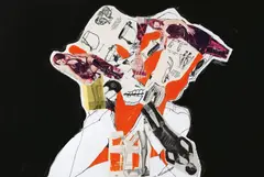 Lady Bonnetty 1967 by Gareth Laurence Sansom, 1967, mixed media and collage on paper, offered Nov 2017