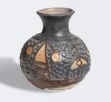 Gloria Fletcher Thancoupie, Untitled, stoneware with slip and oxide