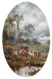 James Alfred Turner, Hauling Logs 1903