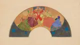 Thea Proctor, The Masked Ball (Fan Design) c1912