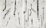 Fred Williams, Ferns Diptych I 1971
