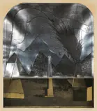 George Baldessin, Personage, Window and Factory Smoke No.2 (also  known as Personage and Window II) 1972
