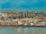 Jamie Boyd, Shoalhaven Three Rocks, oil on canvas