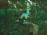 The Artist's Garden by Ray Crooke, oil on canvas on board, sold Nov 2017