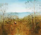 David Boyd, Untitled (Children Playing), oil on canvas