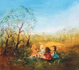 David Boyd, The Sisters, oil on canvas