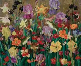 Cedric Morris, July Flowers and Wood Warblers 1929, 1929, oil on canvas