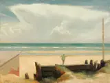 Rick Amor, Boy on the Beach 2000, 2000, oil on canvas