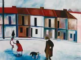 Robert Dickerson, The Tenants 1980, 1980, oil on canvas