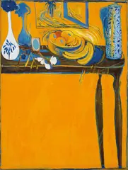 Brett Whiteley, Table and Fruit 1978, 1978, oil on canvas