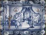 Danie Mellor, A Point of Order (New Worlds from Old Power) 2010, 2010, pastel, pencil, Swarovski crystals, glitter and wash on paper