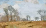 Tom Roberts, Tasmanian Landscape c1926, c1926, oil on board
