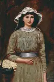 Sydney Long, Portrait of a Young Girl 1888