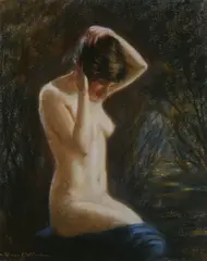 Dora Wilson, The Spirit of the Woods, pastel on paper