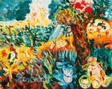 John Perceval, The Pharaoh's Daughter 1990, 1990, oil on canvas