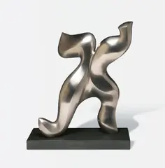John Milder, Flight 2007, 2007, stainless steel on slate base