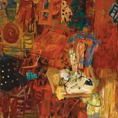Elisabeth Cummings, Ingrid's Place at Night 1998, 1998, oil on linen