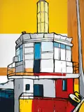 Jasper Knight, Spit Bridge Tower 2015, 2015, enamel, synthetic polymer paint, plywood and aluminium on board