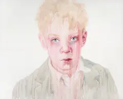 Cherry Hood, Russian Boy (Soccer Violence) 2002, 2002, watercolour on canvas