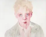 Cherry Hood, Russian Boy (Soccer Violence) 2002, 2002, watercolour on canvas