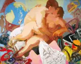 Wendy Sharpe, Couple with Globe 2006