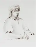Russell Drysdale, Portrait of a Man, ink and pencil on paper