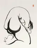 Brett Whiteley, Towards Sculpture 6 1977, 1977, lithograph