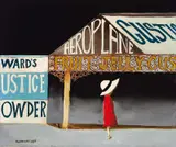Sweet Shop 1954 by Charles Blackman, 1954, enamel on card, sold May 2017
