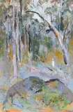 Figure in the Bush II c1974 by Arthur Boyd, c1974, oil on canvas, sold May 2017