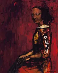 Russell Drysdale, Half-caste Woman 1961, 1961, oil on canvas
