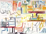 Ken Whisson, For the Moment of Porto Alegre 2000-01, 2000-01, oil on Belgian linen