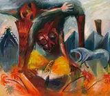 Butterfly Hunter 1969 by Arthur Boyd, 1969, oil on canvas, offered May 2017